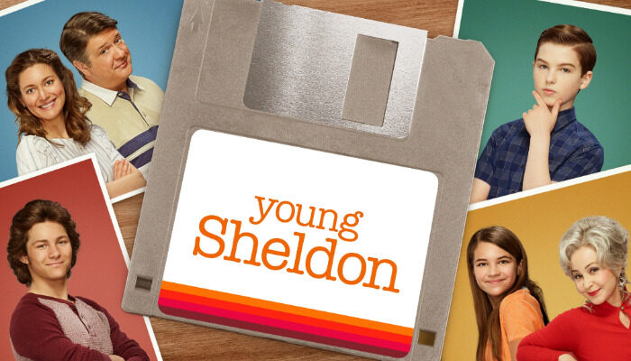 Young Sheldon season five box cover