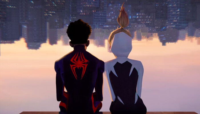Miles Morales Gwen Stacy Spider Man Across The Spider Verse