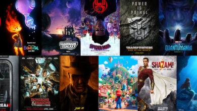 2023 Movie Posters Collage