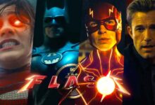 Ezra Miller Michael Keaton Ben Affleck Sasha Calle The Flash