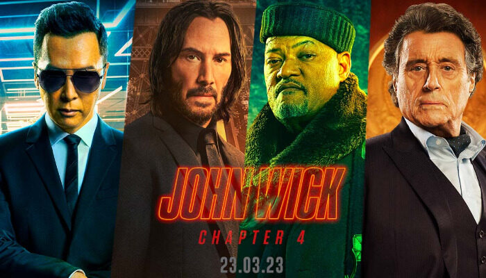 John Wick Four Character Movie Posters