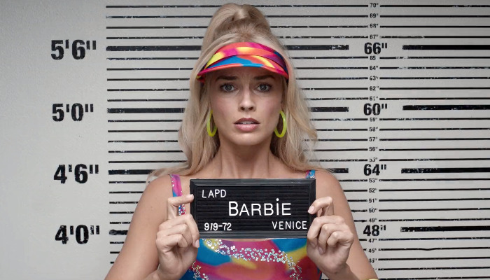 Margot Robbie Mugshot Barbie