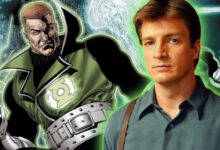 Nathan Fillion Green Lantern Split