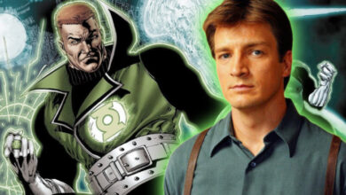 Nathan Fillion Green Lantern Split