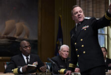 Kiefer Sutherland Dale Dye Lance Reddick The Caine Mutiny Court Martial