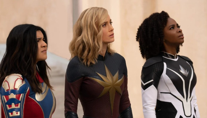 Iman Vellani Brie Larson Teyonah Parris The Marvels