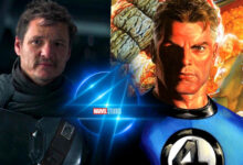 Pedro Pascal Fantastic Four Reed Richards Marvel Studios Logo
