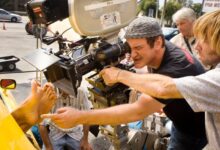 Quentin Tarantino On Set