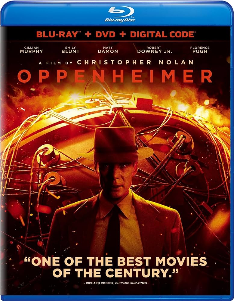 Oppenheimer Blu Ray Cover Oppenheimer Blu Ray Cover