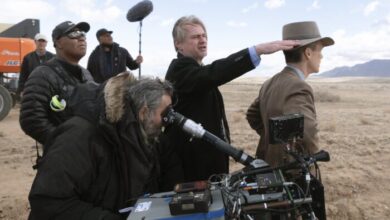 Christopher Nolan On Set Oppenheimer