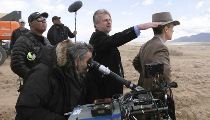 Christopher Nolan On Set Oppenheimer