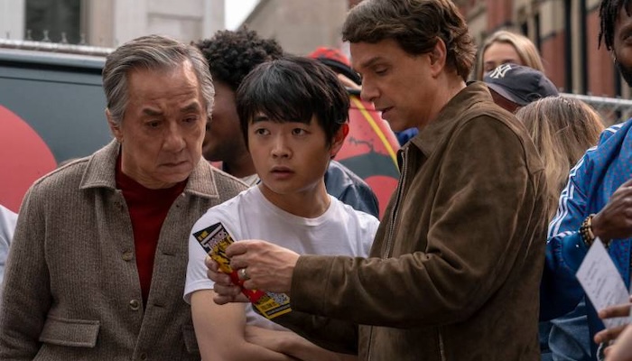 Jackie Chan Ralph Macchio Ben Wang Karate Kid Legends