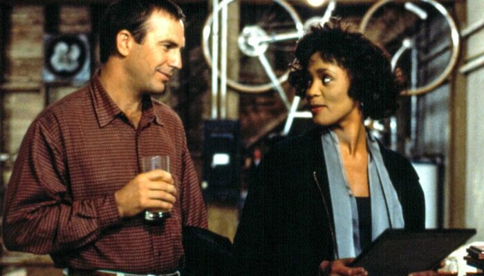 Kevin Costner Whitney Houston The Bodyguard