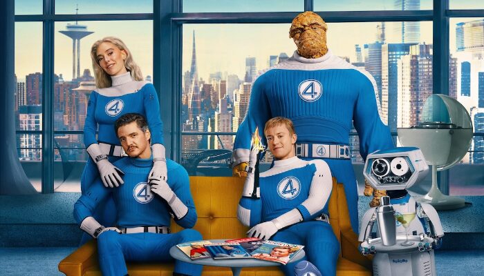 Vanessa Kirby Pedro Pascal Joseph Quinn Ebon Moss Bachrach The Fantastic Four First Steps