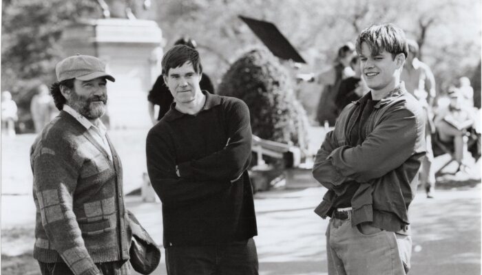 Robin Williams Gus Van Sant Matt Damon Good Will Hunting