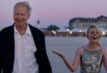 Stellan Skarsgard Elle Fanning Sentimental Value