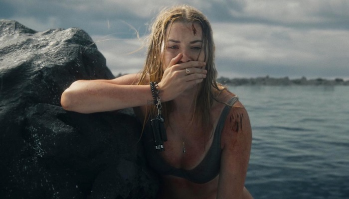 Virginia Gardner Killer Whale Hand Over Mouth