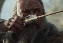Hugh Jackman Drawing Bow Back The Death Of Robin Hood