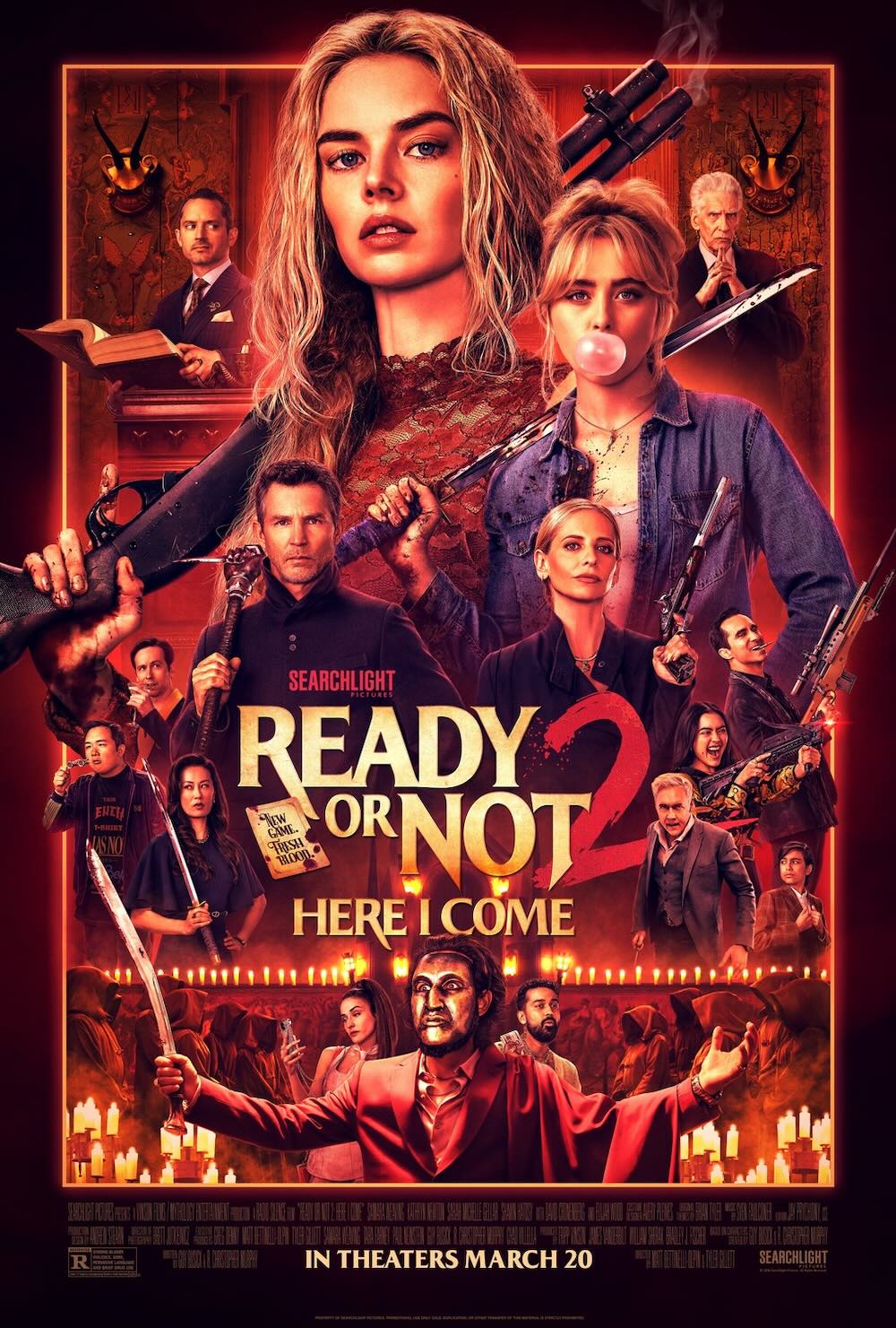 Ready Or Not 2: Here I Come (2026) Movie Trailer 2: Samara Weaving Returns For The Action Horror Sequel Ready or Not 2: Here I Come (2026) Movie Trailer 2: Samara Weaving Returns for the Action Horror Sequel