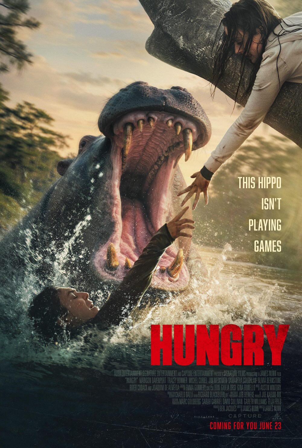 Hungry (2026) Movie Trailer: Tourists Fight For Survival Against A Ravenous Hippopotamus HUNGRY (2026) Movie Trailer: Tourists Fight for Survival Against a Ravenous Hippopotamus