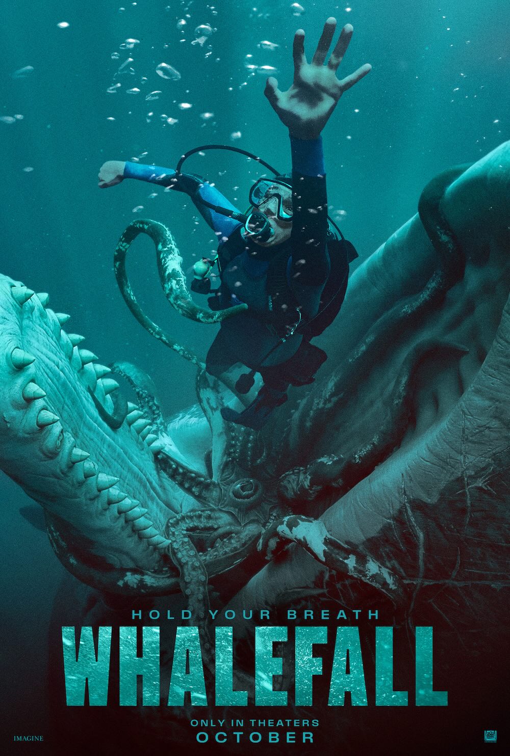 WHALEFALL (2026) Tráiler de la película: Un buzo queda atrapado dentro de un cachalote