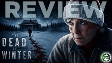 Video Movie Review: THE DEAD OF WINTER (2025): Thompson Commands a Relentless Thriller Despite Its Weaker Finish